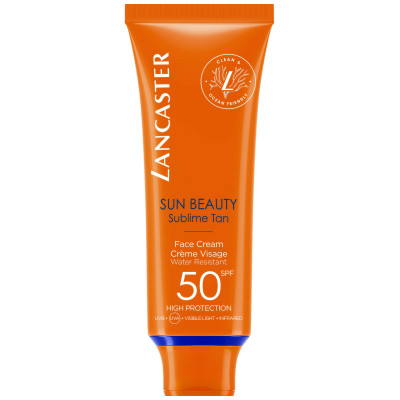 Sun Beauty - Crème Visage Confort bronzage lumineux SPF50