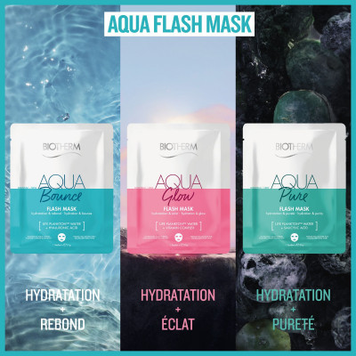 Aqua Flash Mask - Masque Tissu Hydratation Flash & Pureté instantanée