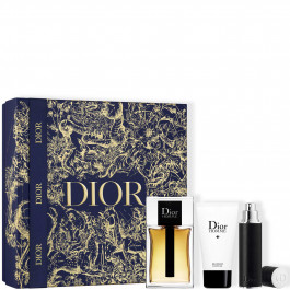 Dior Homme - Coffret cadeau - Eau de toilette, gel douche parfumé et vaporisateur de voyage