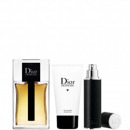 Dior Homme - Coffret cadeau - Eau de toilette, gel douche parfumé et vaporisateur de voyage