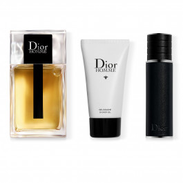 Coffret cadeau Dior Homme - Eau de toilette, gel douche et vaporisateur de voyage