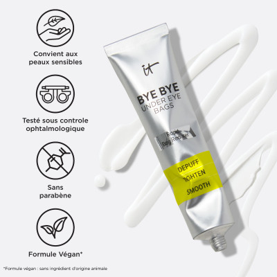 Bye Bye Under Eye Bags - Traitement instantané pour les poches