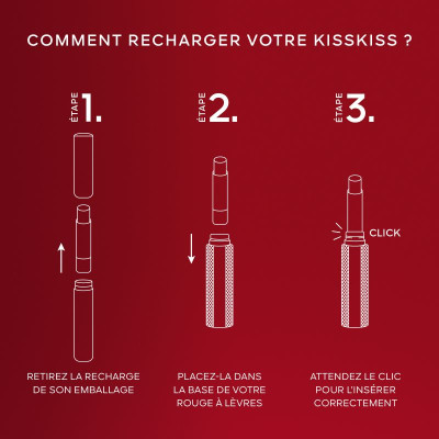 KissKiss - Recharge Le Rouge à Lèvres Intense Au Miel